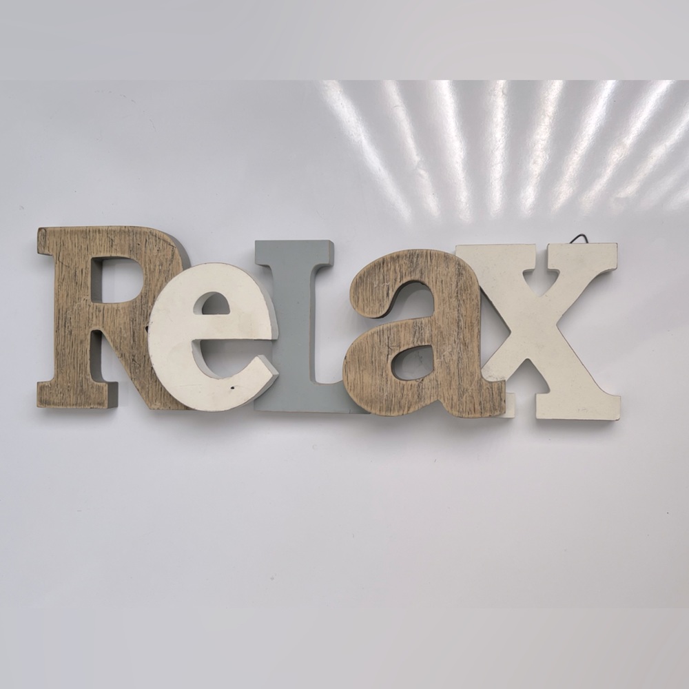 Room Decor Relax Sign